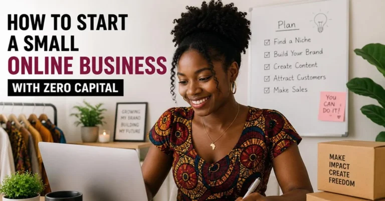 HOW TO START SMALL ONLINE BUSINESS WITH ZERO CAPITAL