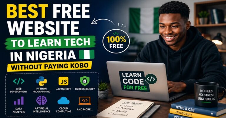 Best Free Website to Learn Tech in Nigeria Without Paying Kobo